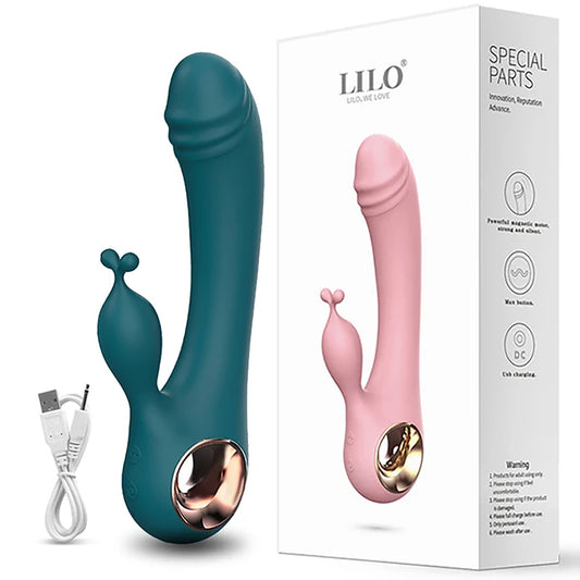 Sex Toys for Clitoral Licking G Spot Stimulation,Waterproof Dildo Waterproof Rabbit Vibrator Sex Toys 18+