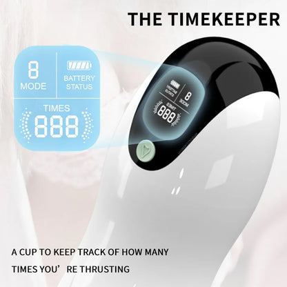 LCD Display Electric Male Masturbators Vibration Sucking Sex Toy For Men Masturbation Cup