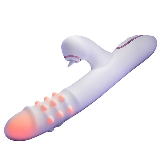 Stimulation,Waterproof Dildo with Many Powerful Vibrations Dual Motor Stimulator for Women