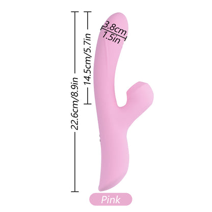 Vibrator Adult Sex Toy Female Vagina Clitoris Nipple G-Spot Stimulator 2 In 1 Dildo Goods for Women Masturbation Massager for 18