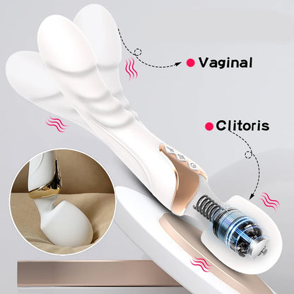 Erotic big head wand clitoris pussy massager vibrator waterproof usb charging adult sex toys for women