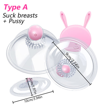 Massage des seins Jouet sexuel nourri au sein Vibromasseur télécommandé Stimulation du mamelon Léchage Caresse Aspiration et vibration multiples 18+