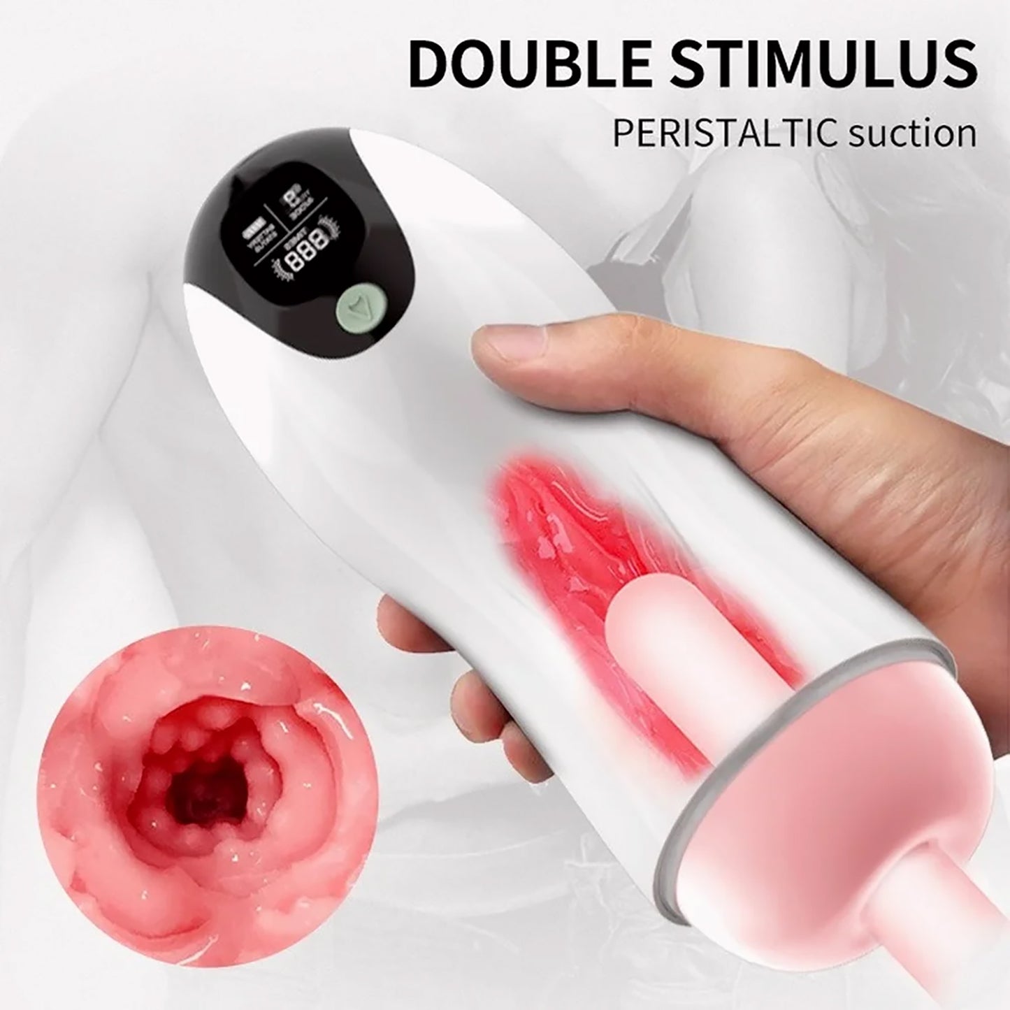 LCD Display Electric Male Masturbators Vibration Sucking Sex Toy For Men Masturbation Cup